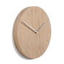 applicata - Watch:Out wall clock, natural oak / steel