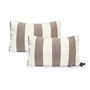 Fatboy - Paletti armrest, white / cocoa striped (set of 2)