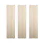 String - Shelf 78 x 20 cm (3-pack), ash