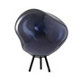 Tom Dixon - Melt LED floor light / pendant light with rechargeable battery, black / smoke gray
