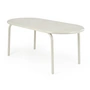 Tom Dixon - Groove Garden table, 186 x 86 cm, putty