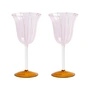 & klevering - Eve wine glass 180 ml, pink (set of 2)