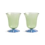 & klevering - Eve drinking glass 200 ml, green (set of 2)