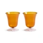 & klevering - Eve drinking glass 200 ml, amber (set of 2)