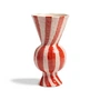 & klevering - Rhombic vase, red