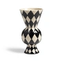 & klevering - Rhombic vase, black