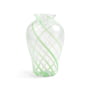 & klevering - Yogu vase 33.5 x Ø 19 cm, spiral green