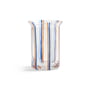 & klevering - Yogu vase 24.5 x Ø 15 cm, stripe blue