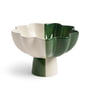 & klevering - Sun Bowl Ø 20 cm, green / white