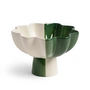 & klevering - Sun Bowl Ø 20 cm, green / white