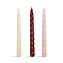 & klevering - Bravo Stick candles, red (set of 3)