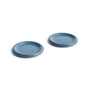 HAY - Barro Plate Ø 18 cm, dark blue (set of 2)
