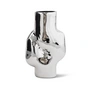 HKliving - Gleam Glass vase high, chrome