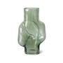 HKliving - Gleam Glass vase high, olive