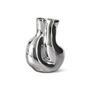 HKliving - Gleam Glass vase, chrome