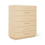 HKliving - Spacious Chest of drawers, W 80 x H 98 cm, cream