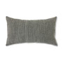 HKliving - Striped linen cushion, 70 x 40 cm, monochrome