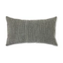 HKliving - Striped linen cushion, 70 x 40 cm, monochrome