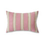 Hkliving - Woven striped linen cushion, 60 x 40 cm, blush