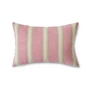 Hkliving - Woven striped linen cushion, 60 x 40 cm, blush