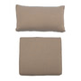 Bloomingville - Pavone & Mundo cushion, 66 x 58 cm, brown (set of 2)