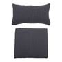 Bloomingville - Pavone & Mundo cushion, 66 x 58 cm, black (set of 2)
