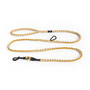 HAY - Dogs Dog lead, braided, adjustable, off-white / ochre