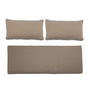 Bloomingville - Pavone & Mundo cushion, 154 x 57 cm, brown (set of 3)