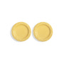 & klevering - Mochi Plate, Ø 17.5 cm, yellow (set of 2)