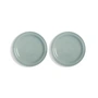 & klevering - Mochi Plate, Ø 22.5 cm, light blue (set of 2)
