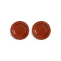 & klevering - Mochi Plate, Ø 17.5 cm, terra (set of 2)