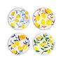& klevering - Lemon plate twig, Ø 22 cm, multicolored (set of 4)