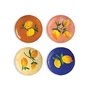 & klevering - Lemon plate, Ø 16 cm, multicolored (set of 4)