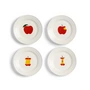 & klevering - Haines plate, Ø 17 cm, multicolored (set of 4)