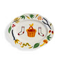 & klevering - Haines serving platter, 26.5 x 35 cm, multicolored