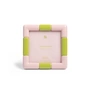 & klevering - Rift Picture frame, 13 x 13 cm, pink / green