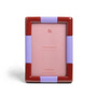 & klevering - Rift Picture frame, 13 x 18 cm, burgundy / purple