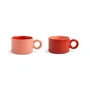 & klevering - Chiquito Cup, 0.2 l, red (set of 2)