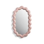 & klevering - Zigzag wall mirror, 31.5 x 52.5 cm, blush