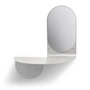 & klevering - Flip mirror, 53 x 63 cm, gray