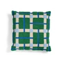 & klevering - Plano cushion 40 x 40 cm, blue / green