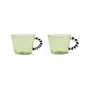 & klevering - Duet cup, 0.3 l, green (set of 2)