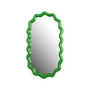 & klevering - Zigzag mirror 50 x 28 cm, green