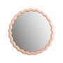 & klevering - Zigzag mirror Ø 50 cm, pink