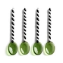 & klevering - Duet spoon, green (set of 4)