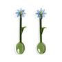 & klevering - Flora Spoon, blue (set of 2)