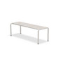 HOUE - AVANTI garden bench, medium, muted white