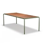 HOUE - VDining table, 222 x 98 cm, ash / olive green