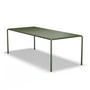 HOUE - AVANTI outdoor dining table, 222 x 98 cm, olive green
