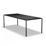 HOUE - AVANTI outdoor dining table, 222 x 98 cm, black